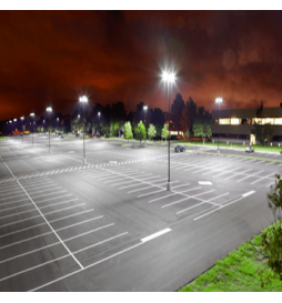 Supporto per 1 o 2 faretti per colonna di illuminazione pubblica