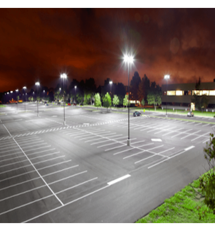 Supporto per 1 o 2 faretti per colonna di illuminazione pubblica
