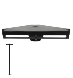 Platine pour 1, 2 ou 3 projecteurs pour poteau d'éclairage public