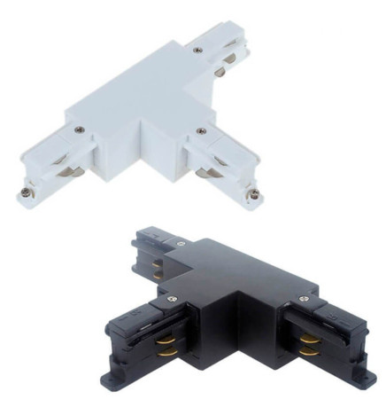 Conector  DIREITO em  "T" Calha  TRIFASICO"