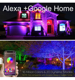 Foco Projector LED de 30W - SMART Wifi RGB+CCT - Regulável