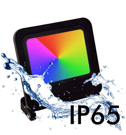 30W LED-Flutlichtstrahler - SMART Wifi RGB+CCT - Dimmbar