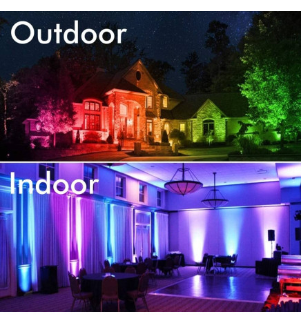 30W LED Floodlight - SMART Wifi RGB+CCT - Dimmable