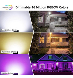 Foco Projector LED de 30W - SMART Wifi RGB+CCT - Regulável