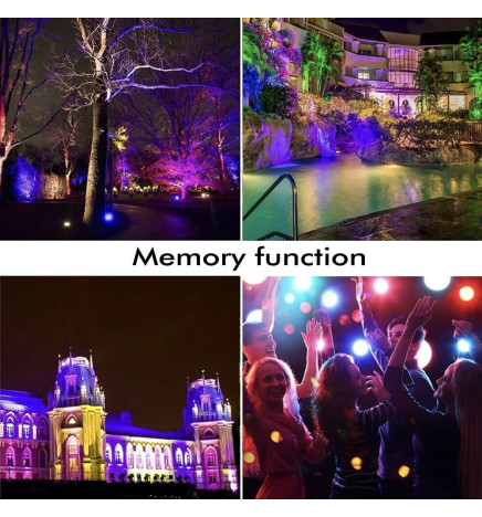 30W LED Floodlight - SMART Wifi RGB+CCT - Dimmable