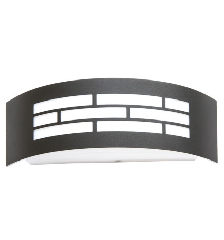 Aplique para LED E27 GOTEMBURGO GRIS Exterior