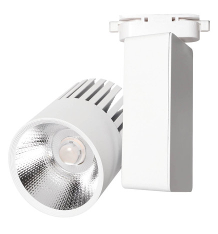 Spot LED 40W UPPSALA Blanc BRIDGELUX Chip rail Monophasé CRI +90