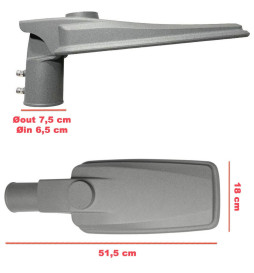 60W LED Streetlight ASKER BRIDGELUX Chip 140lm/W