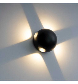 LED Væglampe GOTHENBURG GRÅ E27