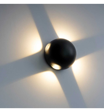 LED Wall Light GOTHENBURG GRAY E27 Outdoor IP44