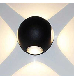 LED Wandleuchte Außenbereich GOTHENBURG GRAU für E27 Lampen IP44