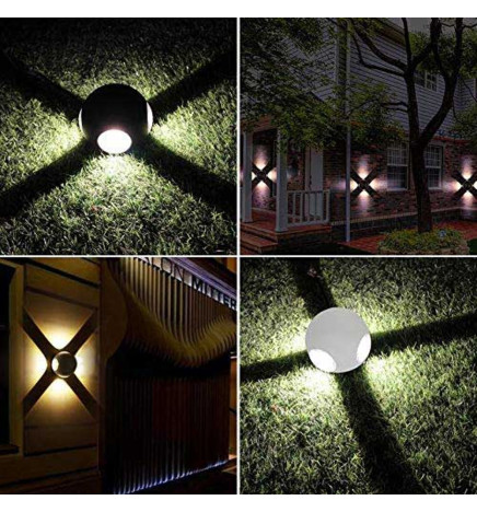 Applique Parete LED E27 GOTEBURGO GRIGIO Esterno