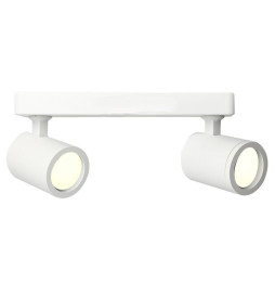 Hvit taklampe for 2x GU10