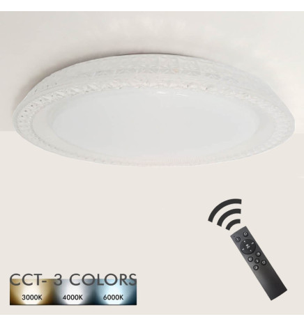 36W LED Ceiling Light TURKU - Dimmable - CCT + Remote Control