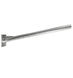 Stöd för LED-gatlykta - Galvaniserat stål - - 1 m