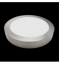 Plafond LED circular superfície Acero Inox 15W - CCT