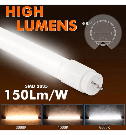 LED-Lysrör 13W Glas 90cm 300º - HÖG LJUSSTYRKA - OSRAM CHIP