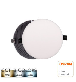 Downlight LED 24W  - Frameless QUASAR - OSRAM CHIP DURIS E 2835 - CCT
