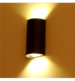 LED-vägglampa CANNES dubbel utomhusbelysning 12W IP54