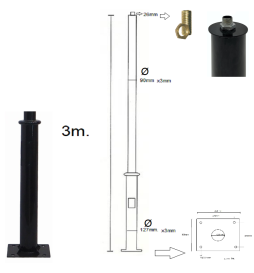 SøyleOlson 3 meters