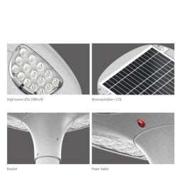 Farol Solar LED 100W Portátil SUNWAY +  Suporte Ajustável em altura com rodas