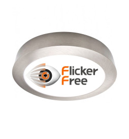 Plafond LED circular superfície Acero Inox 15W - CCT