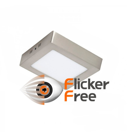LED loftslampe Firkant overflade rustfrit stål 20W 120º - CCT