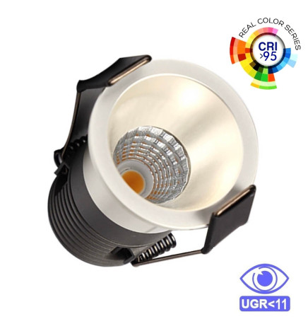 Empotrable LED 5W  Bridgelux Chip  -  40° - UGR11