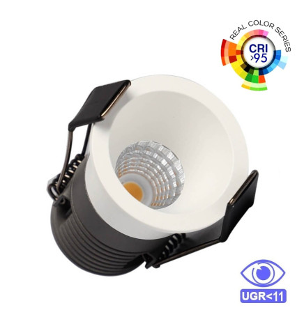 Empotrable LED 5W  Bridgelux Chip  -  40° - UGR11