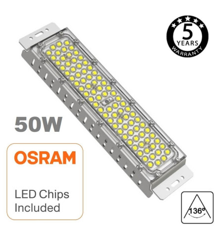 Apparecchio LED Palazzo Aluminio 40W-50W-65W-100W