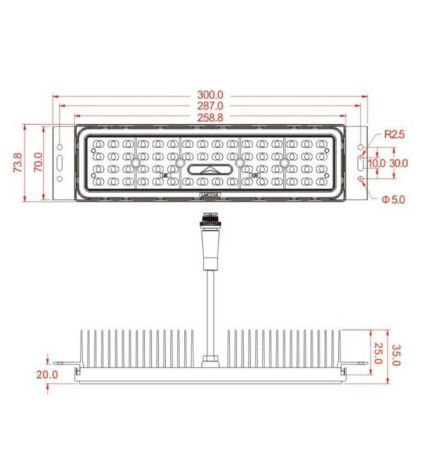 50W LED Streetlight Wanda - 4 Meters