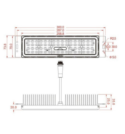 LED gatelys 100W RUTH - 4 meter - 6 meter