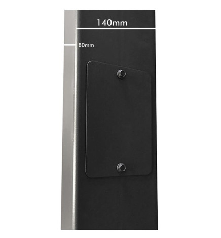 LED Straßenleuchte 100W HELGA - 4 Meter - 6 Meter