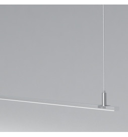 Lampada lineare Sospensione - MILANO SLIM ARGENTO - 0.5m - 1m - 1.5m - 2m - IP20