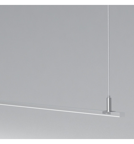 Linearlampe Pendelleuchte - MILANO SLIM SILBER - 0,5 m - 1 m - 1,5 m - 2 m - IP20