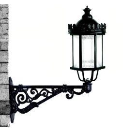 Braço Alumínio 70cm para Farol LED  Villa de ferro forjado