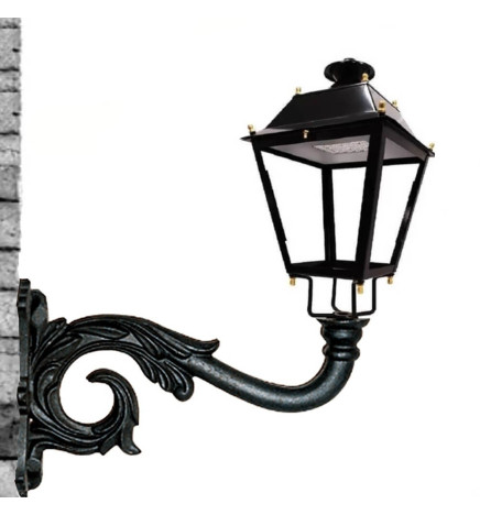 Støtte for LED gatelampe Barroca- aluminium. 56 cm