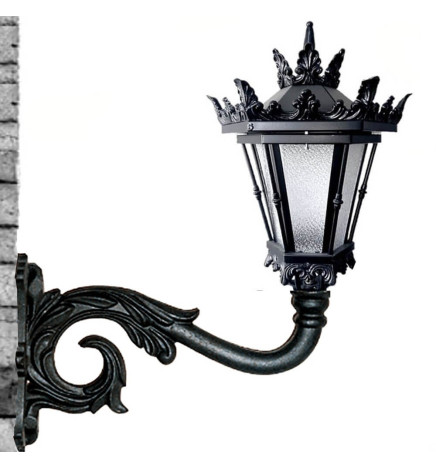Støtte for LED gatelampe Barroca- aluminium. 56 cm