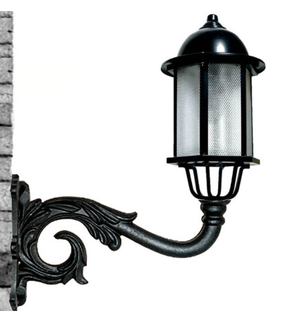 Støtte for LED gatelampe Barroca- aluminium. 56 cm