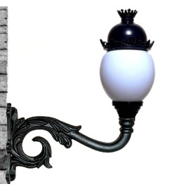Støtte for LED gatelampe Barroca- aluminium. 56 cm