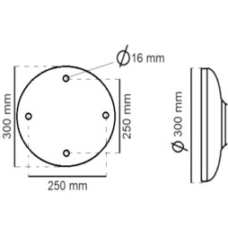 Brazo Aluminio para Farola Led