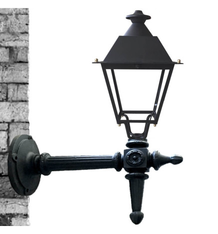 Stöd för LED-gatlykta Antorcha-aluminium. 70 cm