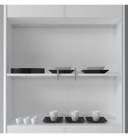 Plafoniera LED lineare - NEW YORK ARGENTO - 0.5m - 1m - 1.5m - 2m - IP54