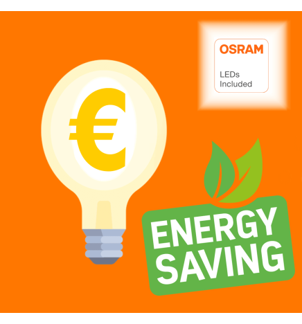LED bulb 12W E27 A60 180° - OSRAM CHIP DURIS E 2835