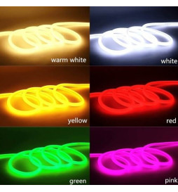 25m ROUND Neon LED Flexible 220V 16mm - 9,6W/m - Red