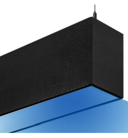 Lampada lineare Sospensione LED RGB - MONACO DI BAVIERA SLIM NERO - 0.5m - 1m - 1.5m - 2m - IP54