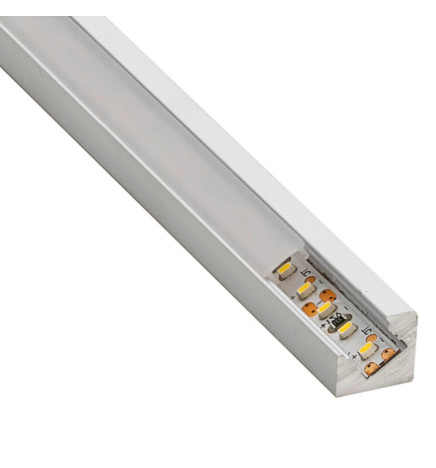 Barra lineare LED - Superficie - TEXAS ARGENTO - 0,5m - 1m - 1,5m - 2m