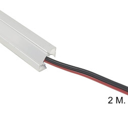 Barra lineare LED - Superficie - TEXAS ARGENTO - 0,5m - 1m - 1,5m - 2m
