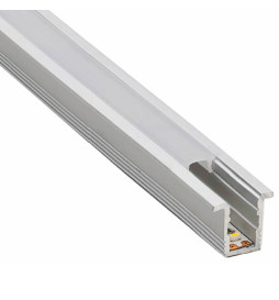 Integrated LED Linear Batten - Recessed - PHILADELPHIA - SILVER -24V- 0,5m - 1 m - 1,5m - 2m