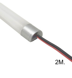 Integrierte LED-Linearleiste - Oberfläche - TENNESEE - SILBER -24V- 0,5m - 1m - 1,5m - 2m